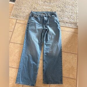 American Eagle Outfitters Light Blue Straight Leg Jeans
